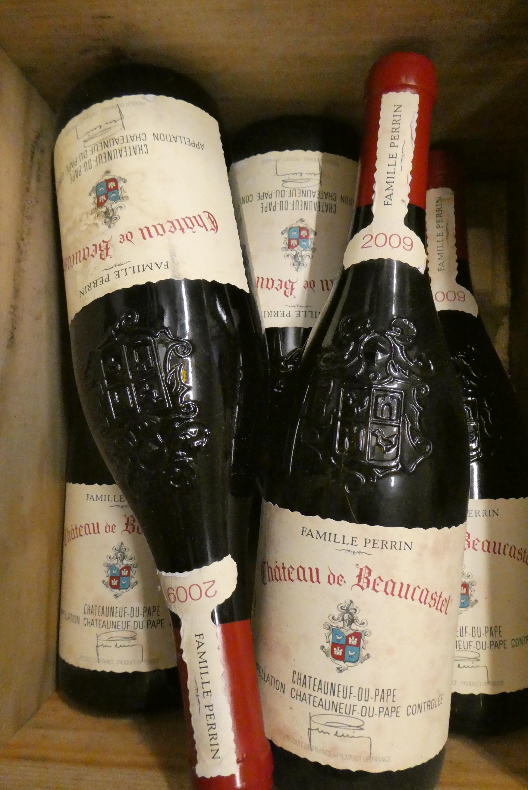 5 bottles Chateau de Beaucastel, 2009, Chateauneuf-du-Pape, Famille Perrin, OWC (Est. plus 24% Image
