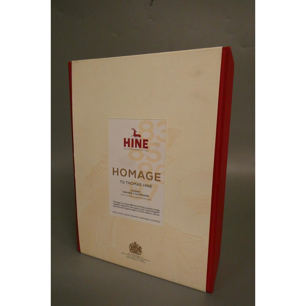 1 bottle Hine Homage XO cognac grande champagne, boxed (Est. plus 24% premium inc. VAT) Image