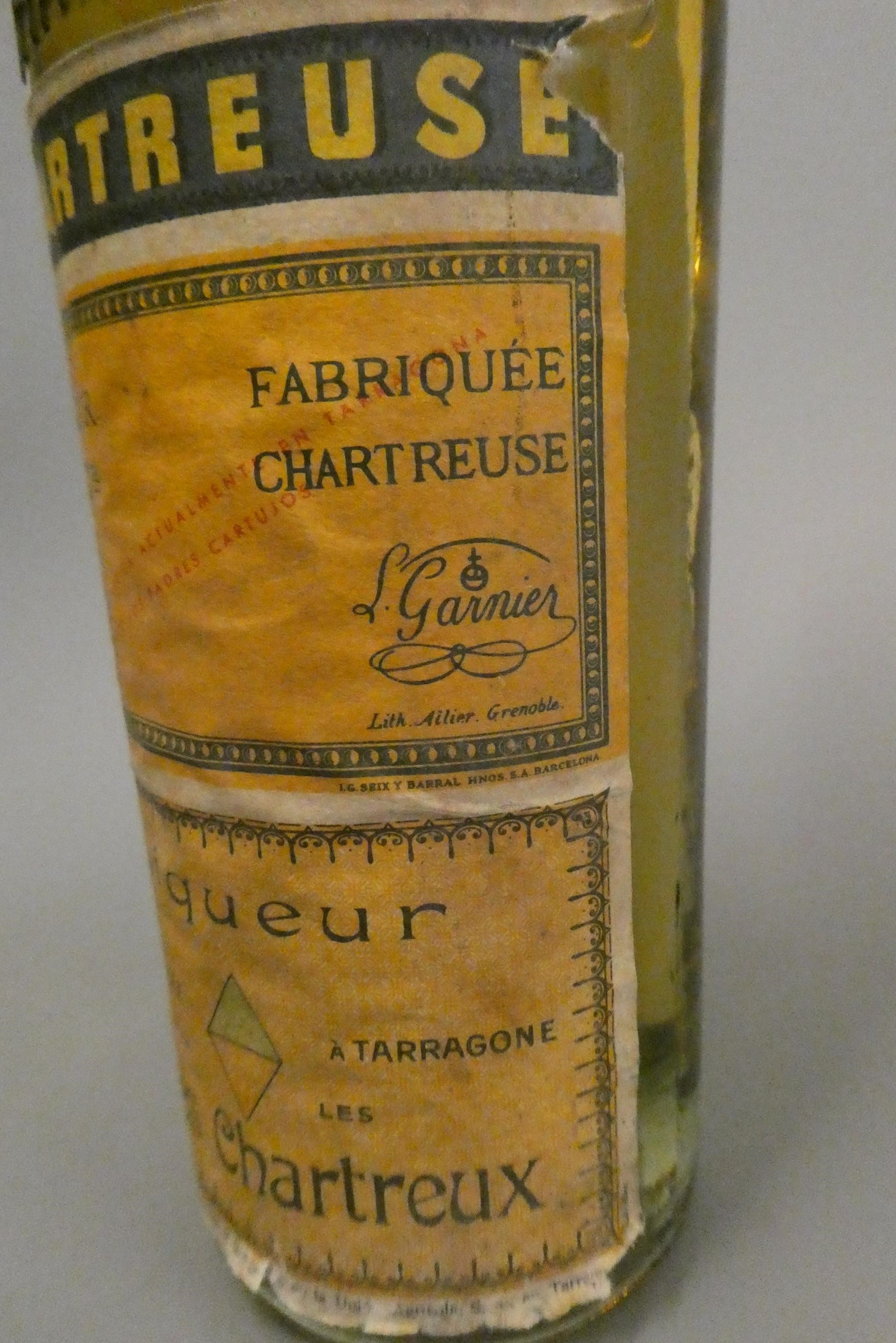 1 bottle Yellow Chartreuse, L. Garnier, early bottling (Est. plus 24% premium inc. VAT) Image