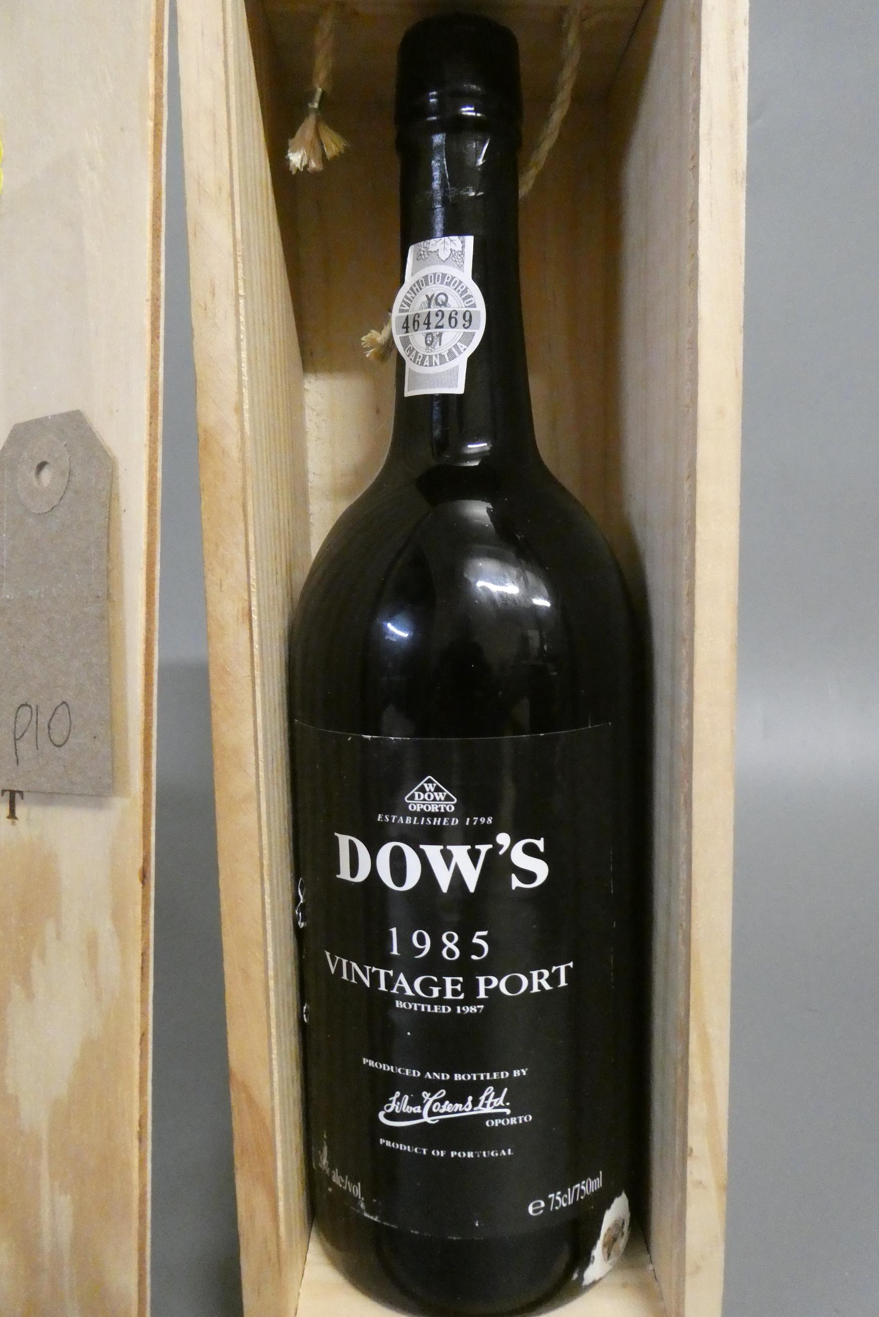 1 bottle Dow's 1985 vintage port, OWB (Est. plus 24% premium inc. VAT) Image