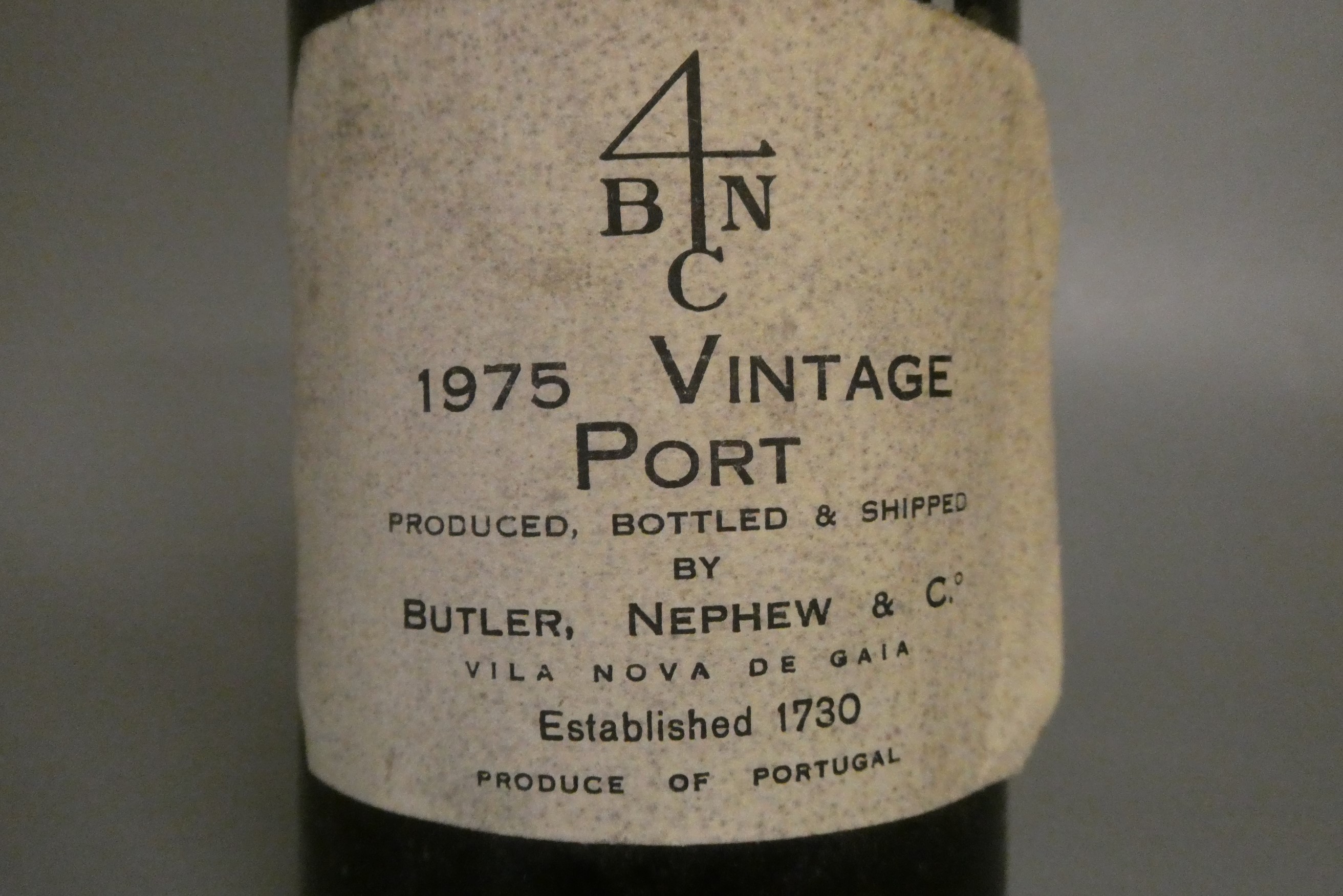 1 bottle Butler, Nephew & Co. 1975 vintage port (Est. plus 24% premium inc. VAT) Image