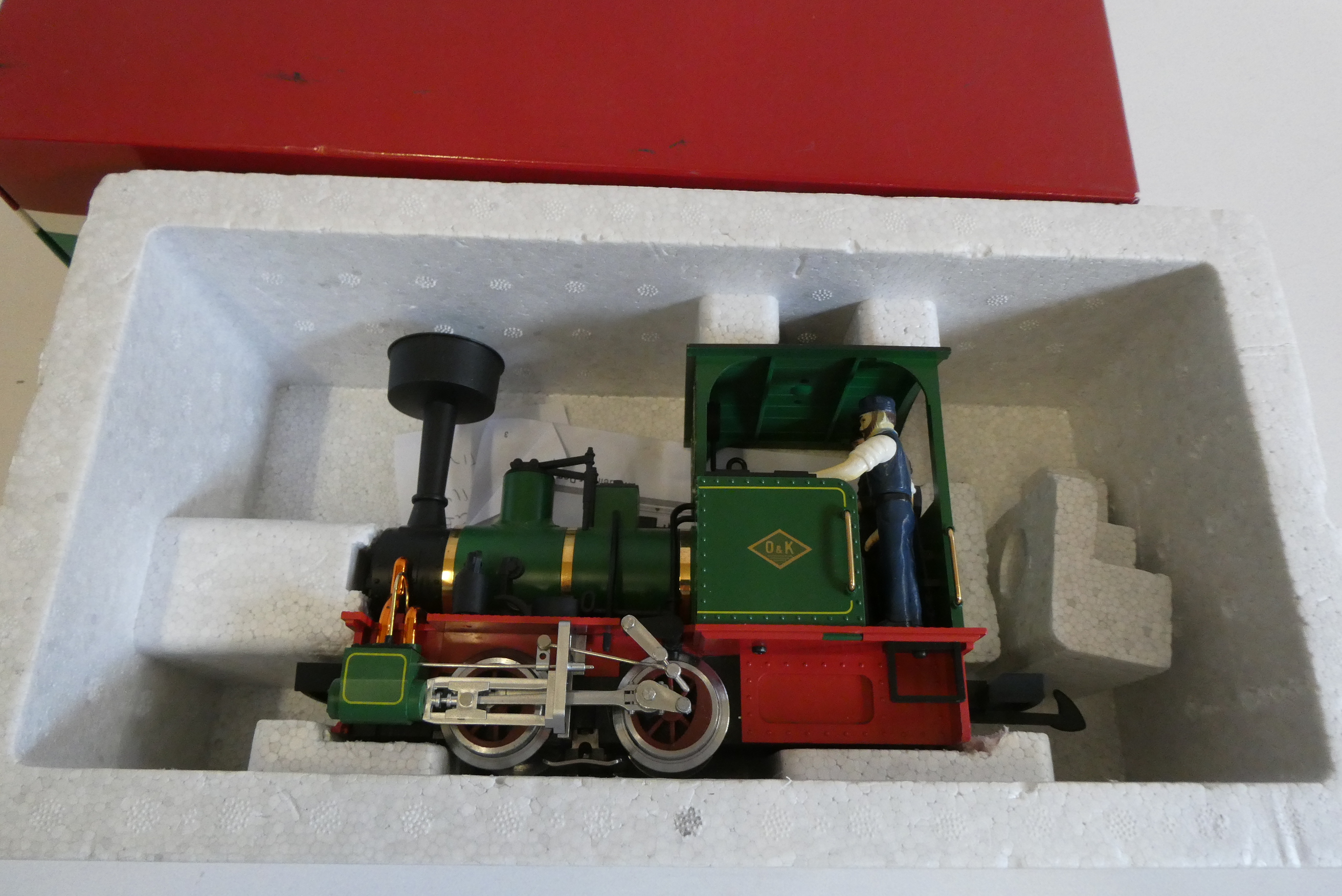 LGB 21140 tank locomotive finished in green, boxed, excellent Image