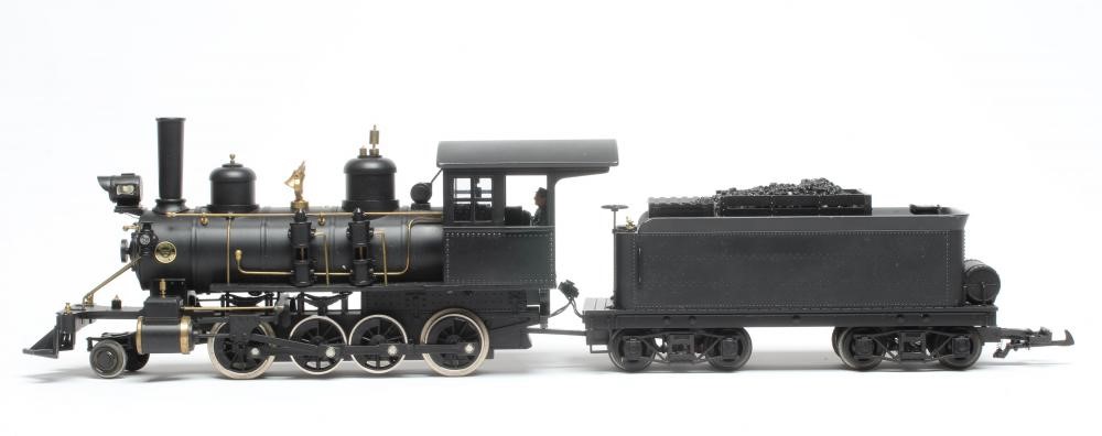 Aristocraft C16 locomotive and tender finished in black, boxed, excellent Image