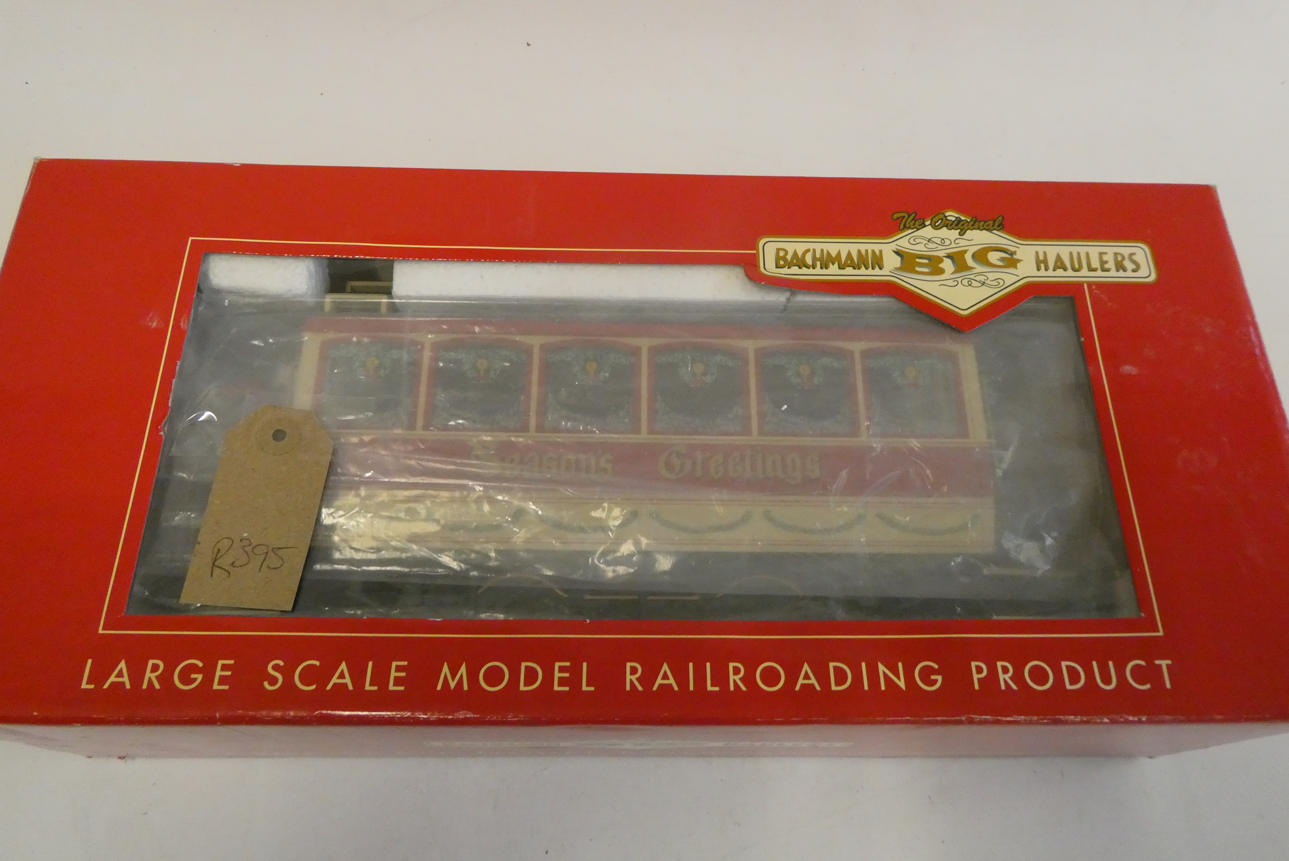 Bachmann Christmas street car with passengers and Santa Claus, boxed, good to excellent Image