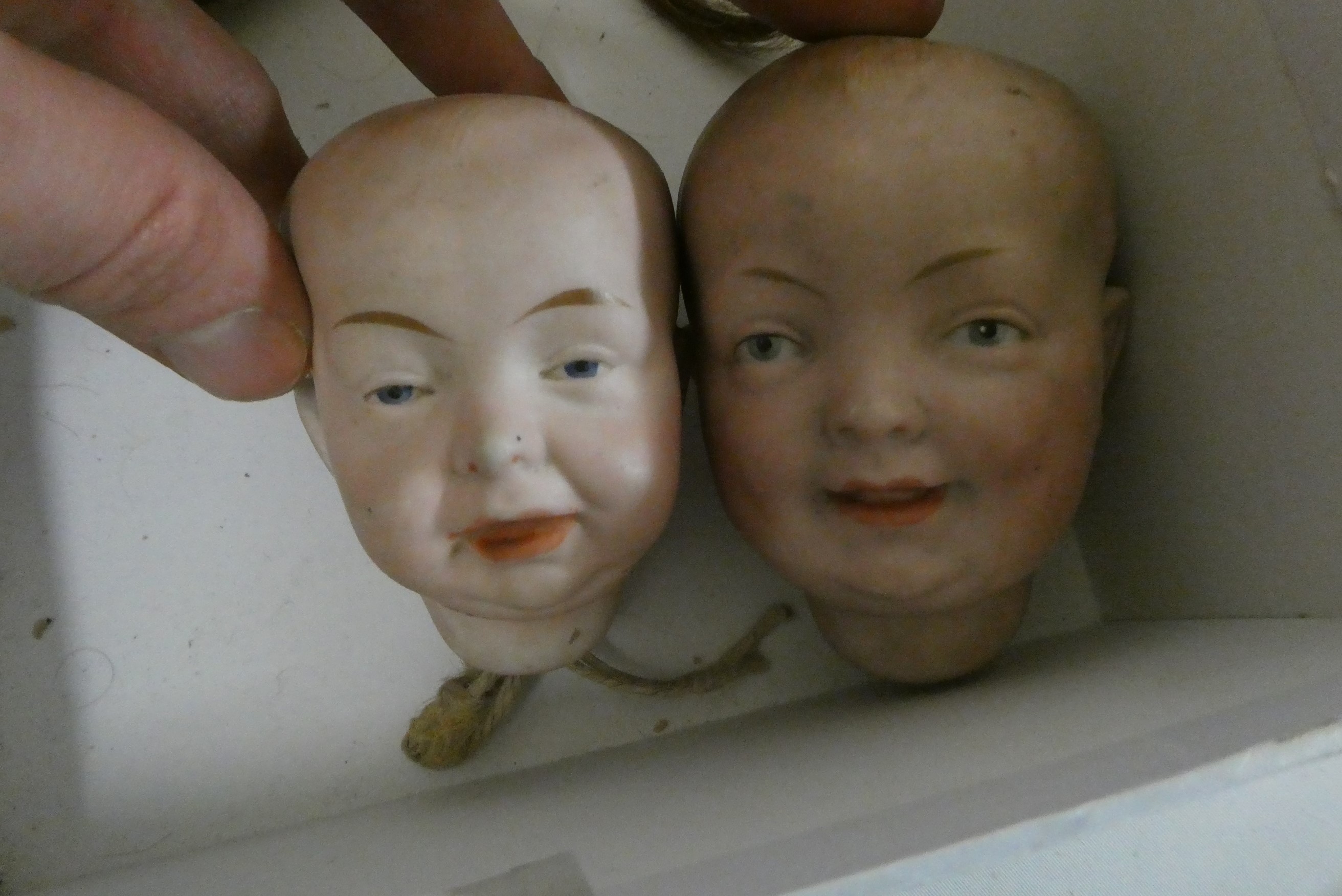6 dolls heads Image