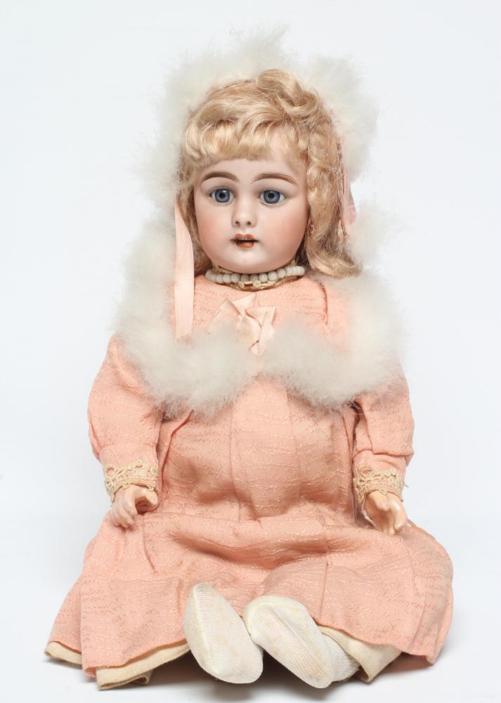 A Simon & Halbig bisque socket head doll Image