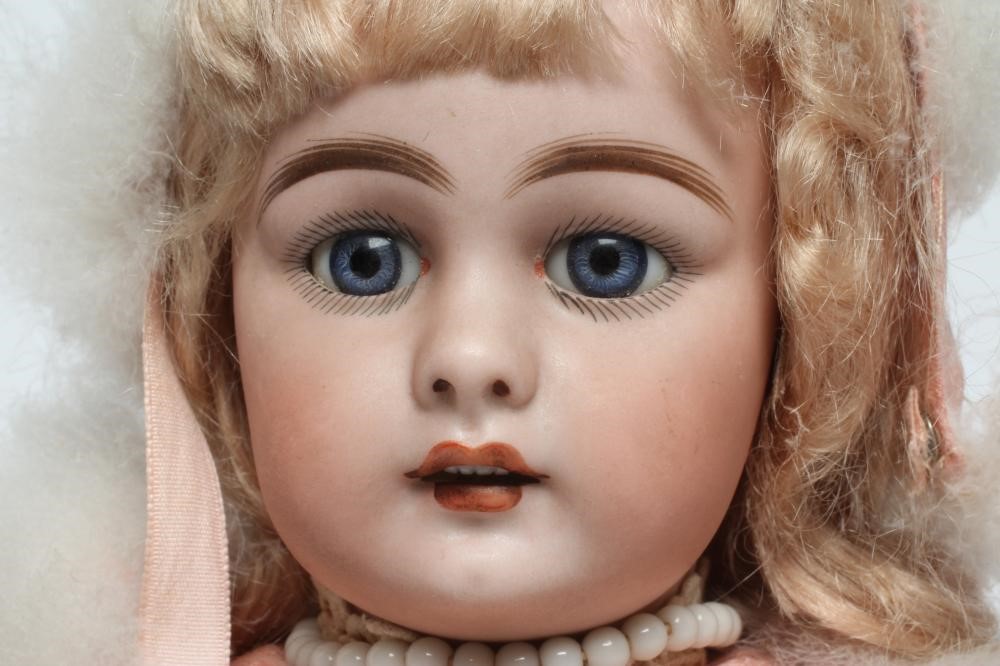 A Simon & Halbig bisque socket head doll Image
