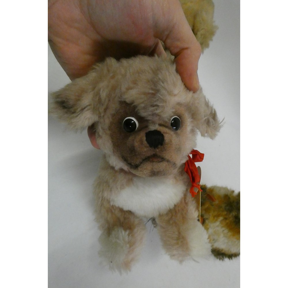 Four Steiff plush toys Image