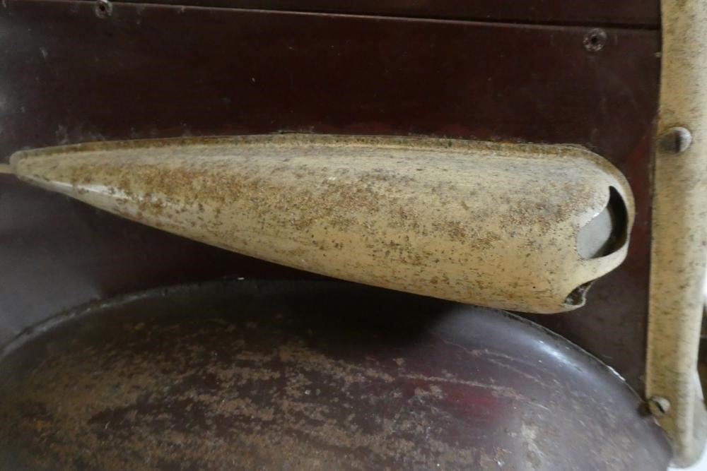 Lines Brothers vintage open tourer pedal car, pressed metal construction with maroon pin striped Image