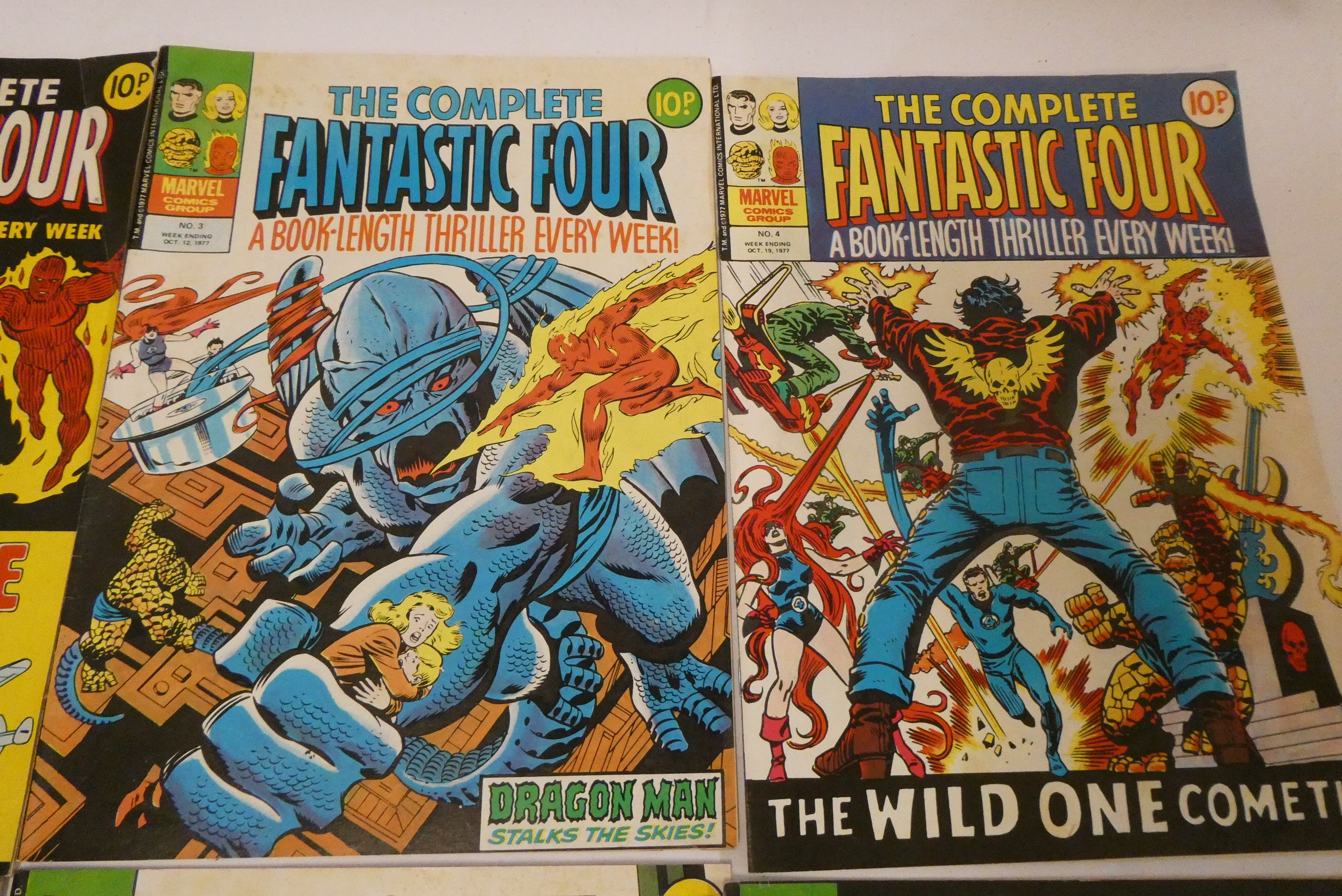 8 "The Complete Fantastic Four" Marvel comics numbers 1-7 and 9 Image