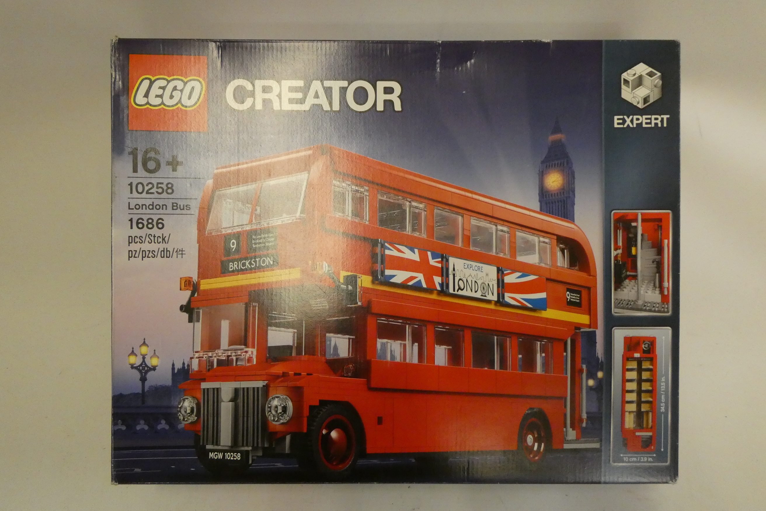 Lego set 10258, Creator, London Bus, boxed Image