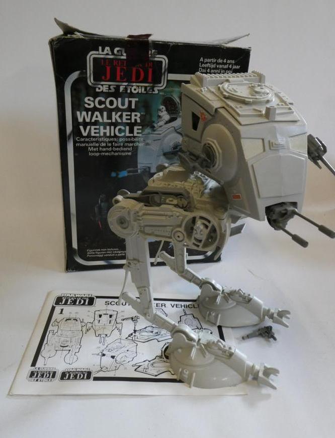 Star Wars Return of the Jedi Scout Walker Vehicle, boxed, vehicle good, box af Image