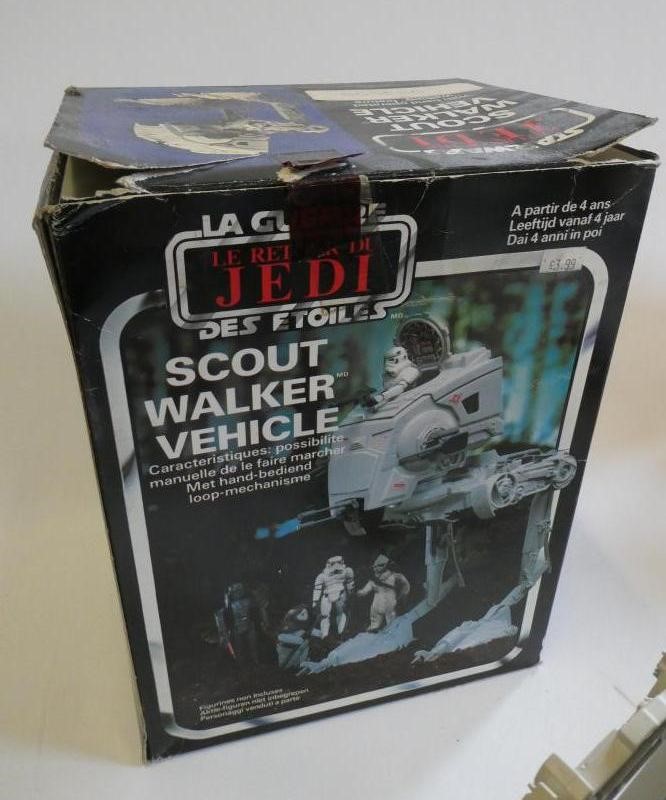 Star Wars Return of the Jedi Scout Walker Vehicle, boxed, vehicle good, box af Image