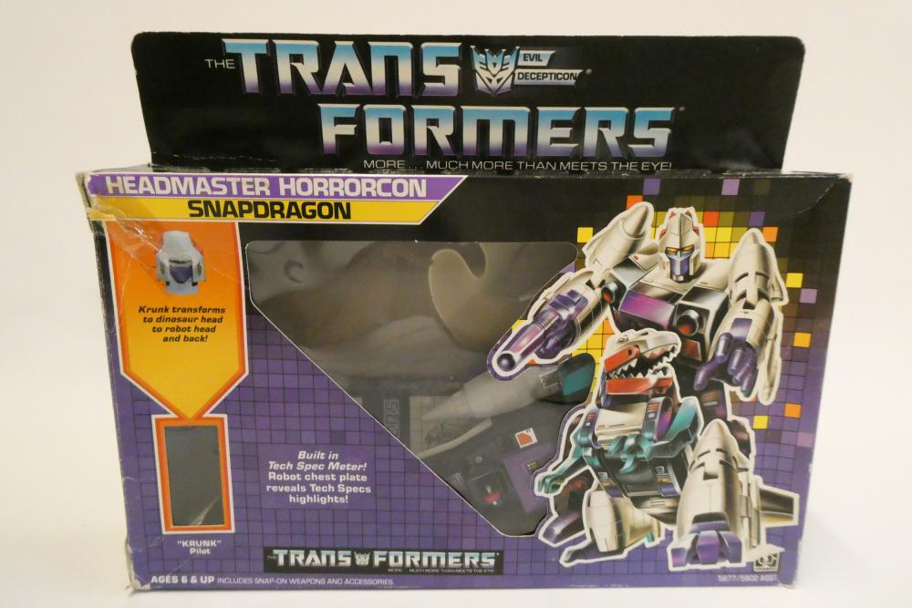 Transformers Headmaster Horrorcon Snapdragon, boxed, figure fair, box af Image