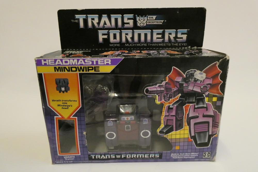 Transformers Headmaster Mindwipe, boxed, figure fair, box af Image