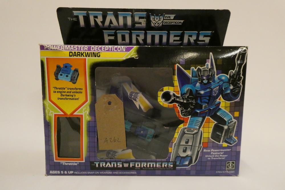 Tranformers Powermaster Decepticon Darkwing, boxed, figure fair, box af Image