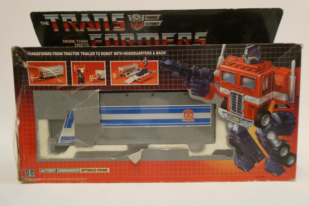 Transformers Autobot Optimus Prime, boxed, figure fair, box af Image