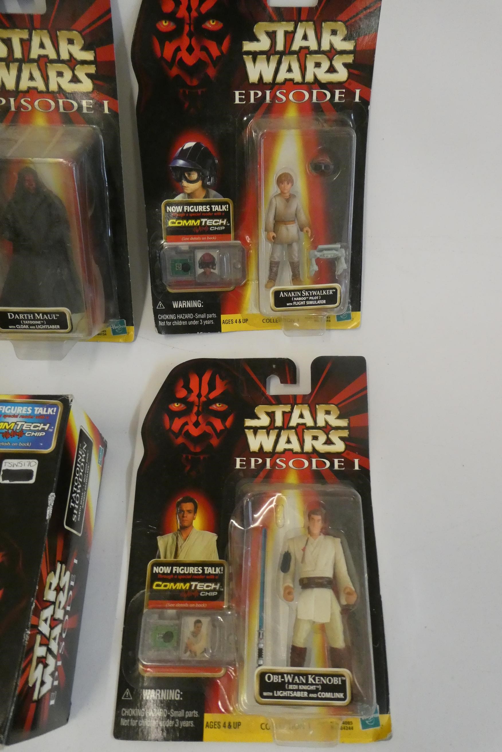 Five boxed Star Wars Hasbro toys Image