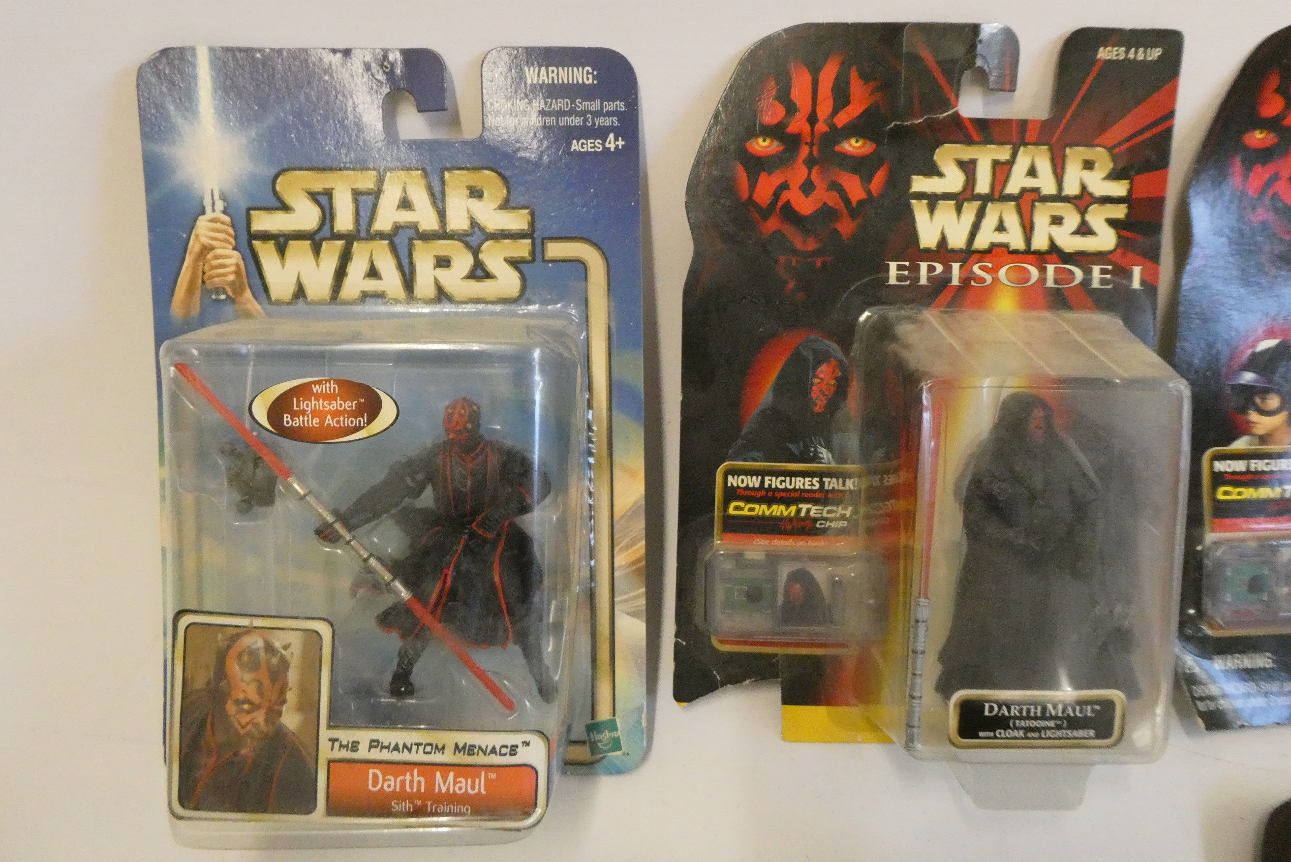 Five boxed Star Wars Hasbro toys Image