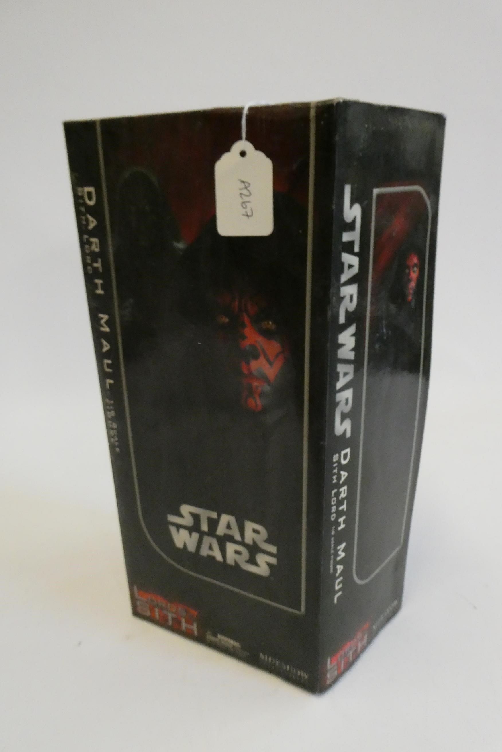 Star Wars 1:6 Darth Maul Sith Lord figure, Sideshow Collections, boxed, figure excellent, box af Image