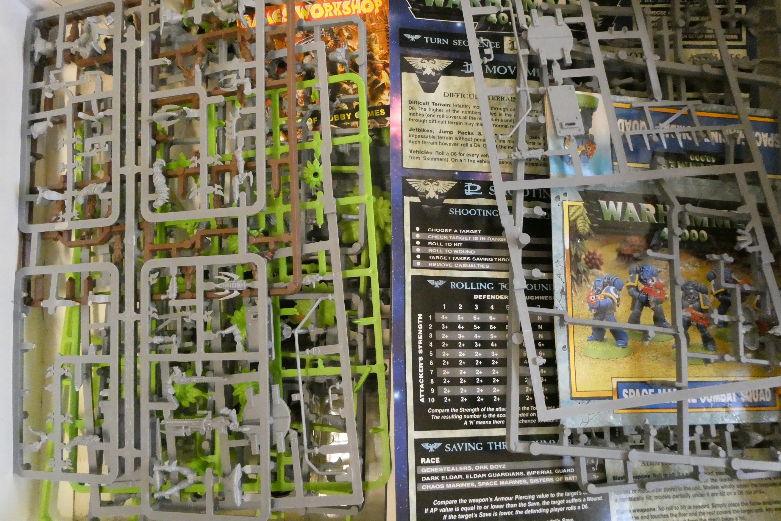 A collection of Warhammer items Image