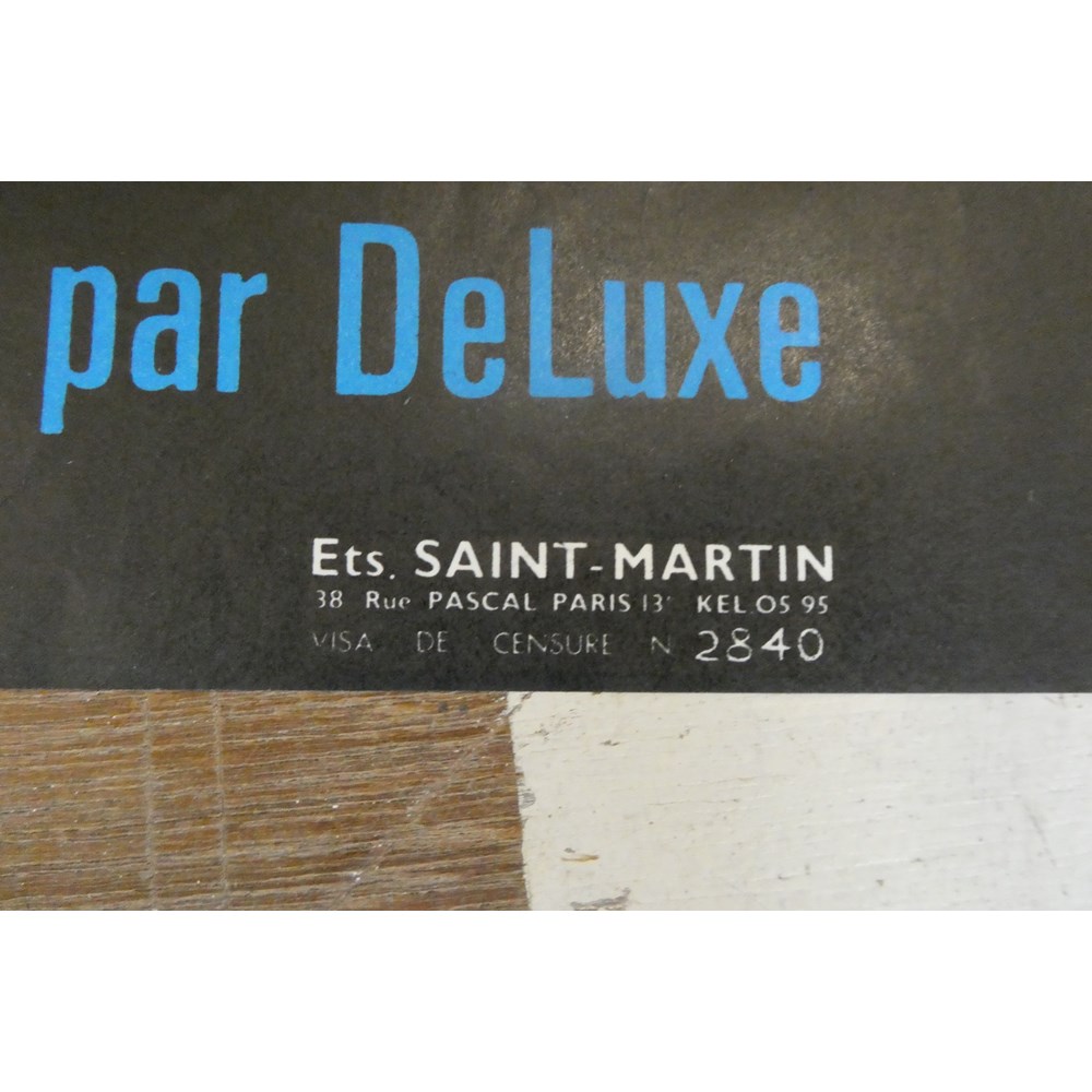 A French Planet of the Apes film poster, by Ets. Saint-Martin, 45 3/4" x 59 3/4", creased from Image