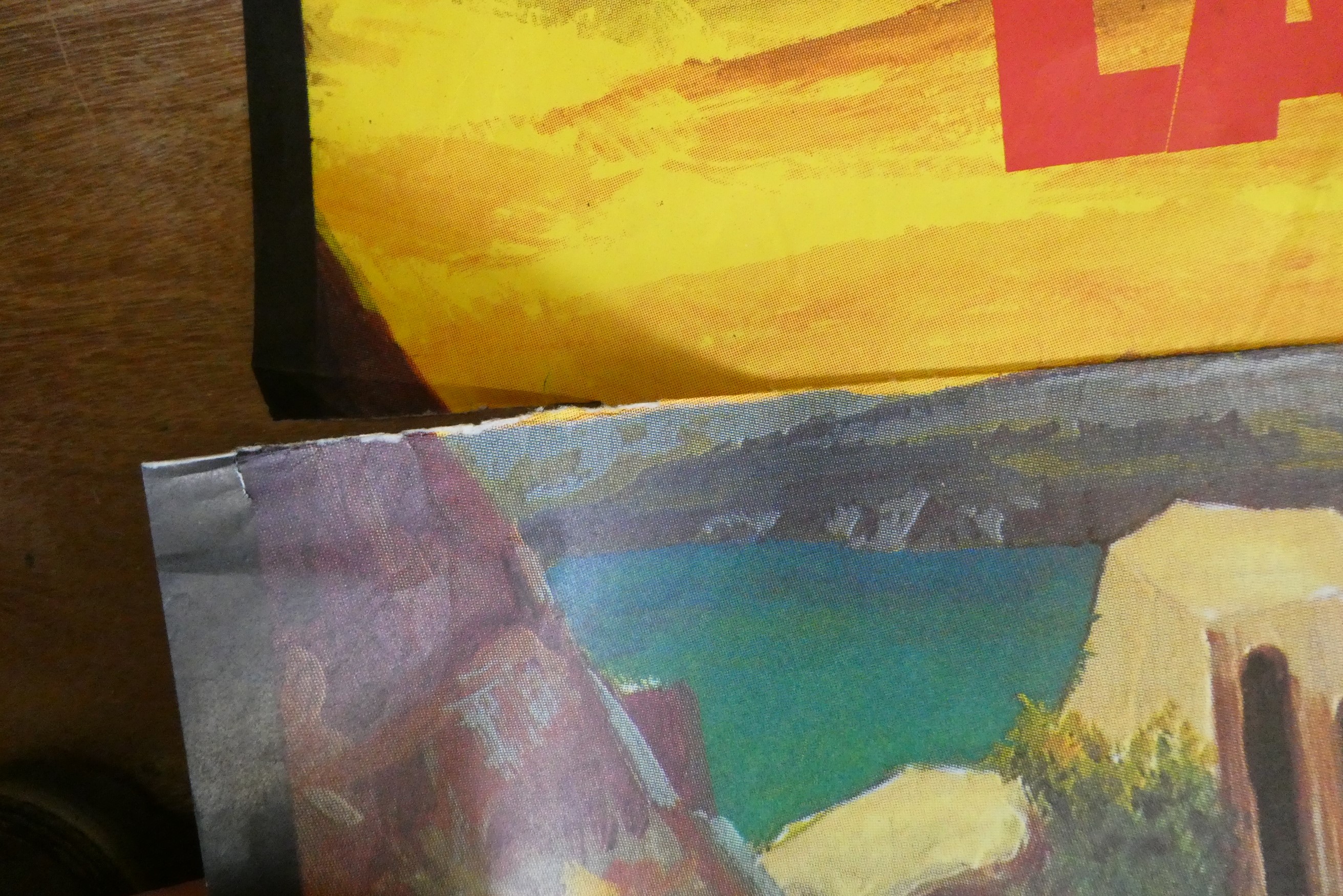 A French Planet of the Apes film poster, by Ets. Saint-Martin, 45 3/4" x 59 3/4", creased from Image