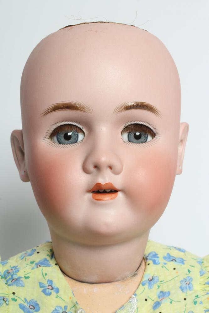 A Heinrich Handwerck bisque socket head doll Image