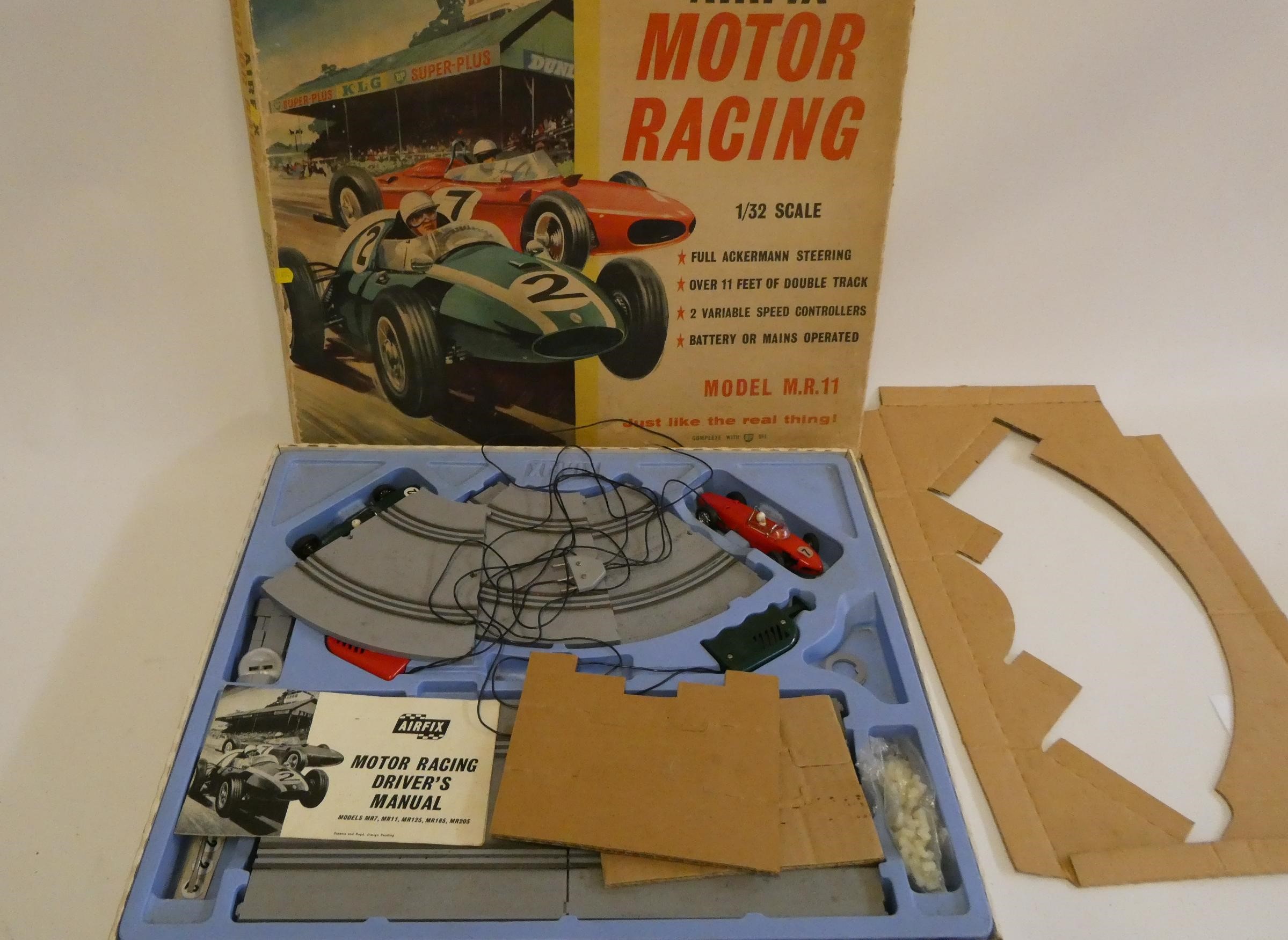 Three motor racing sets comprising Triang Minic motorways, Playcraft Highways No. 2 and Ethics Motor Image