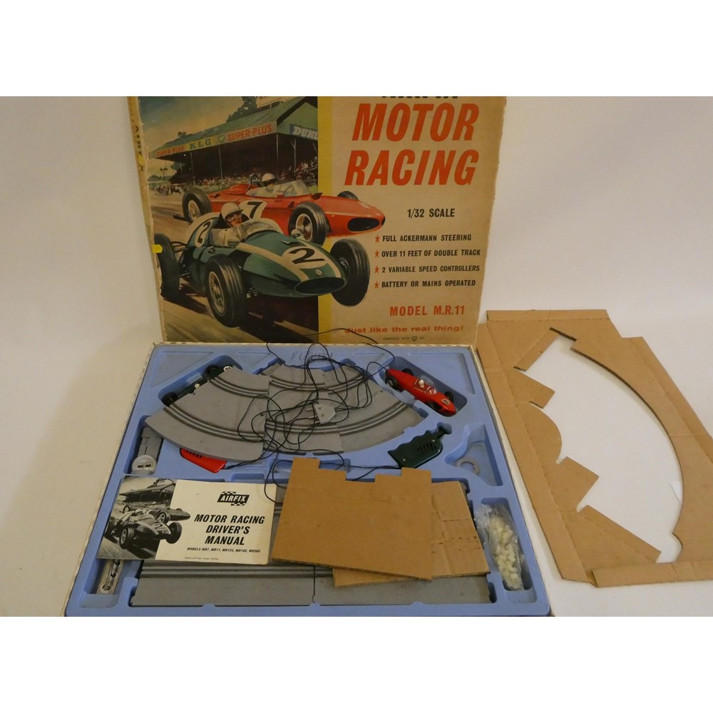 Three motor racing sets comprising Triang Minic motorways, Playcraft Highways No. 2 and Ethics Motor Image