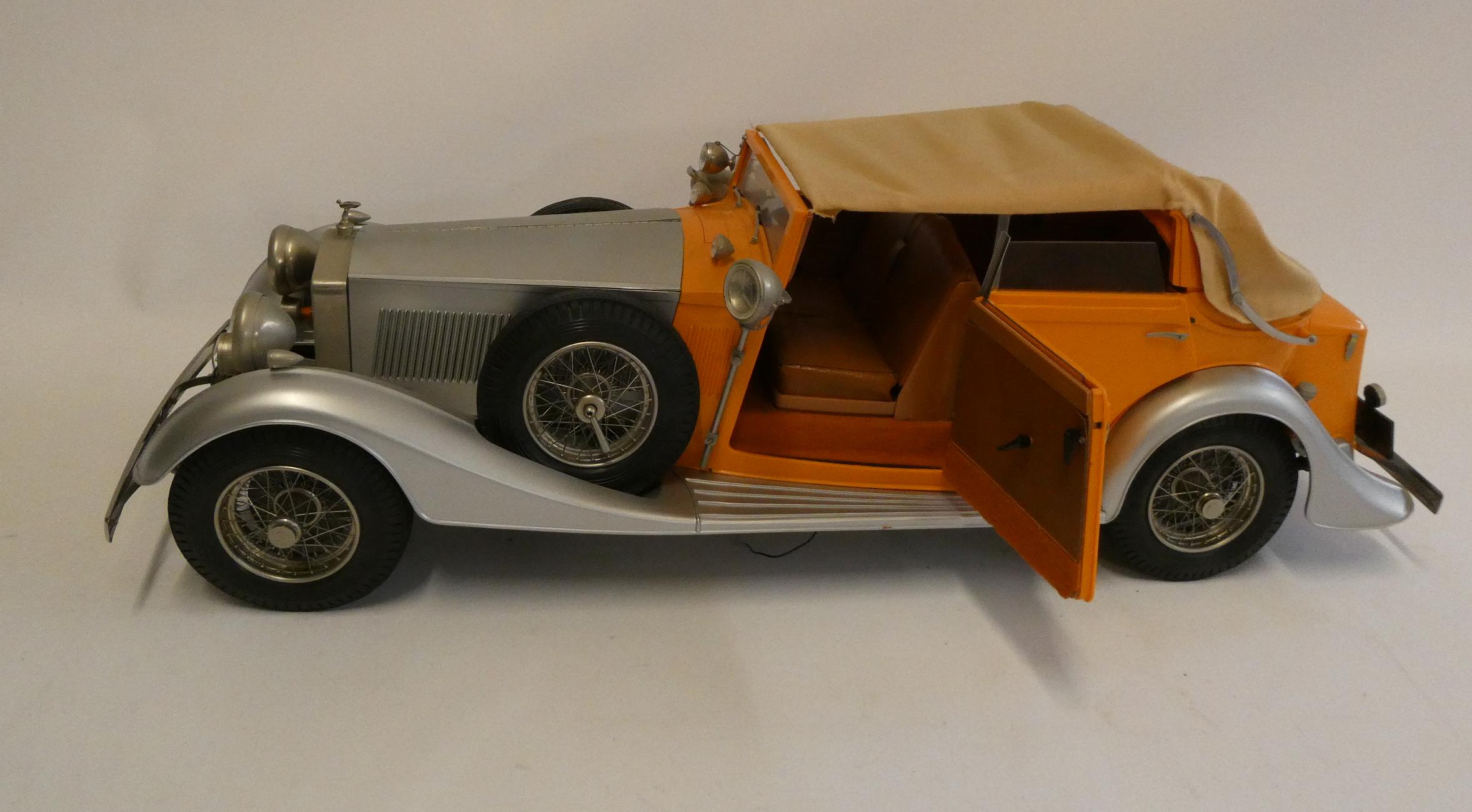 Pocher 1:8 scale Rolls Royce, fully assembled, a few of the smaller items may be missing from the Image