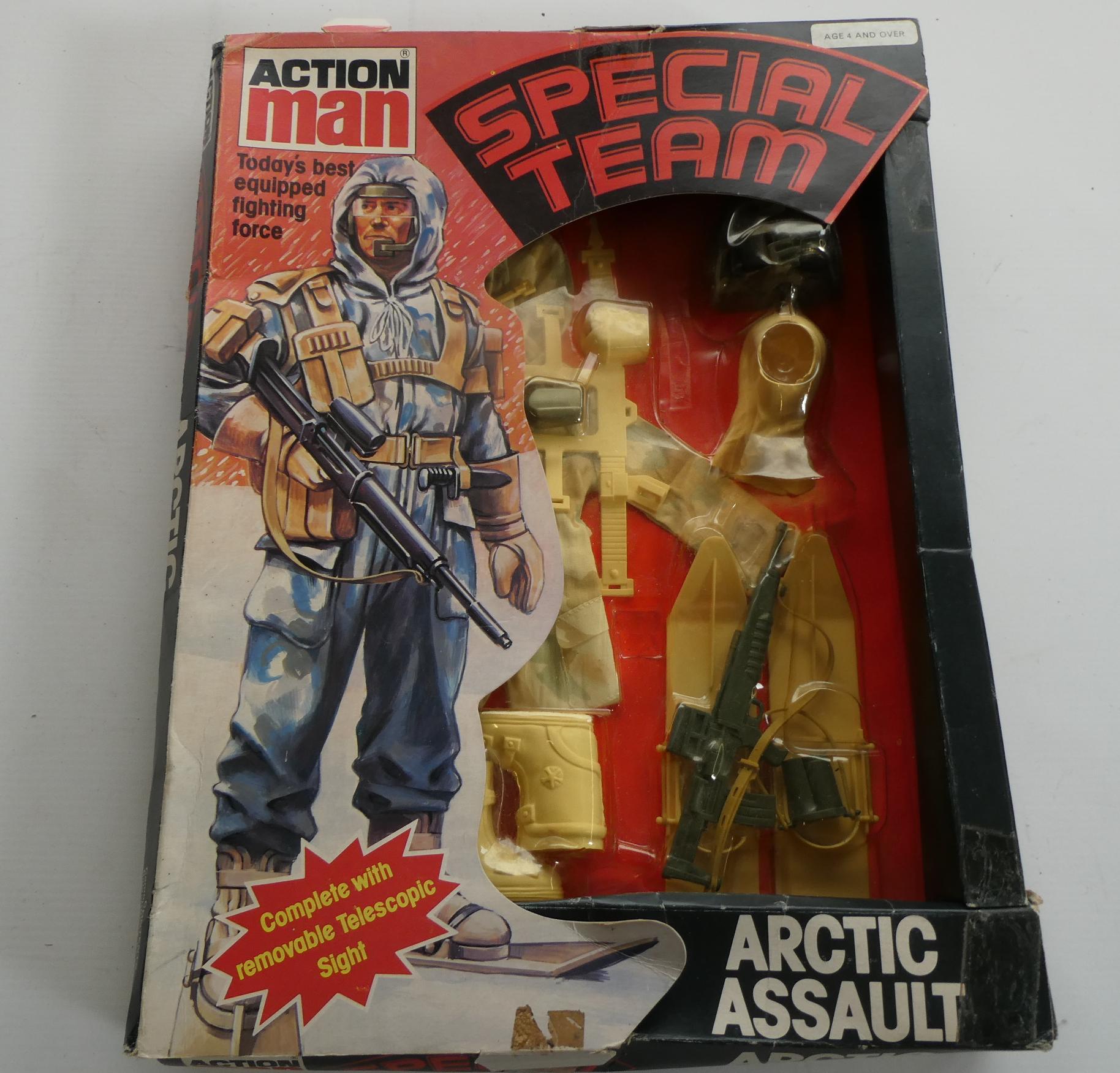 Action Man Special Team Arctic Assault outfit in unopened display packaging, packaging fair to good Image