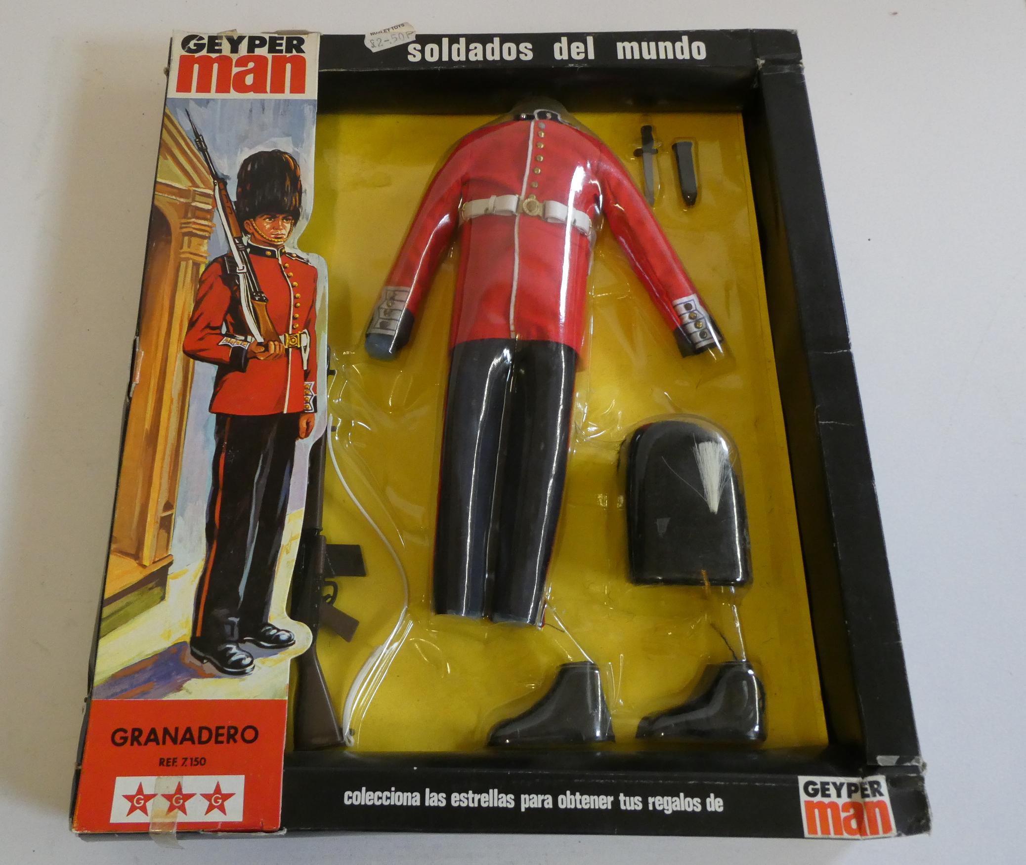 Gyper Man (Action man) Granadeo outfit in display packaging, good + Image