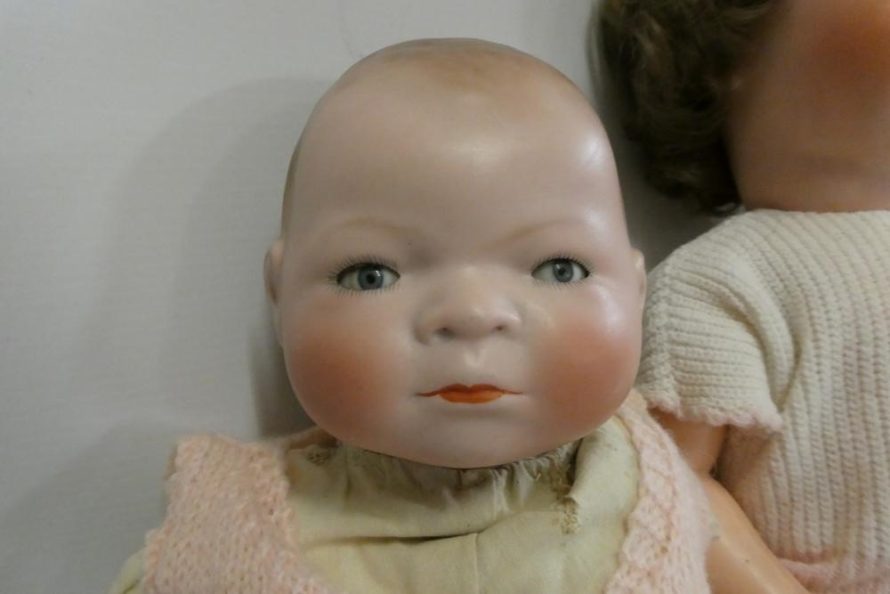 Four vintage dolls, comprising an Armand Marseille 995 9 with sleeping eyes, an Armand Marseille 996 Image