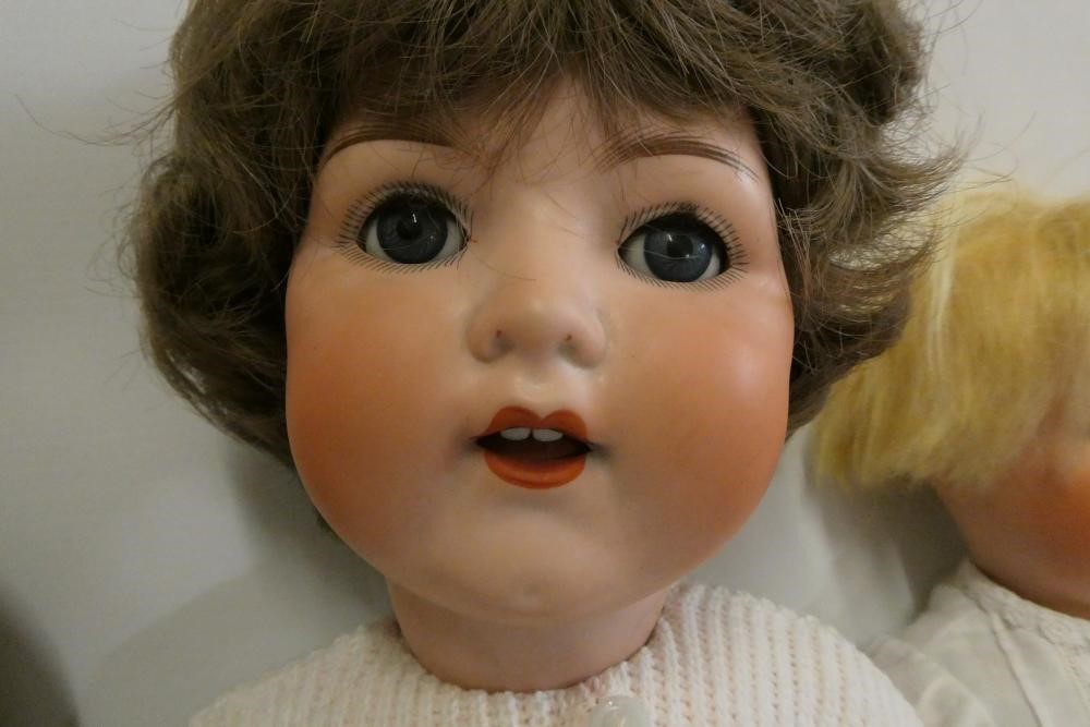Four vintage dolls, comprising an Armand Marseille 995 9 with sleeping eyes, an Armand Marseille 996 Image
