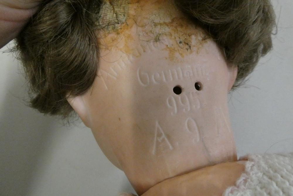 Four vintage dolls, comprising an Armand Marseille 995 9 with sleeping eyes, an Armand Marseille 996 Image