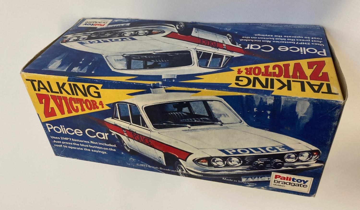 A59 Palitoy battery operated Talking Police Car Z Victor 4, boxed, excellent Image