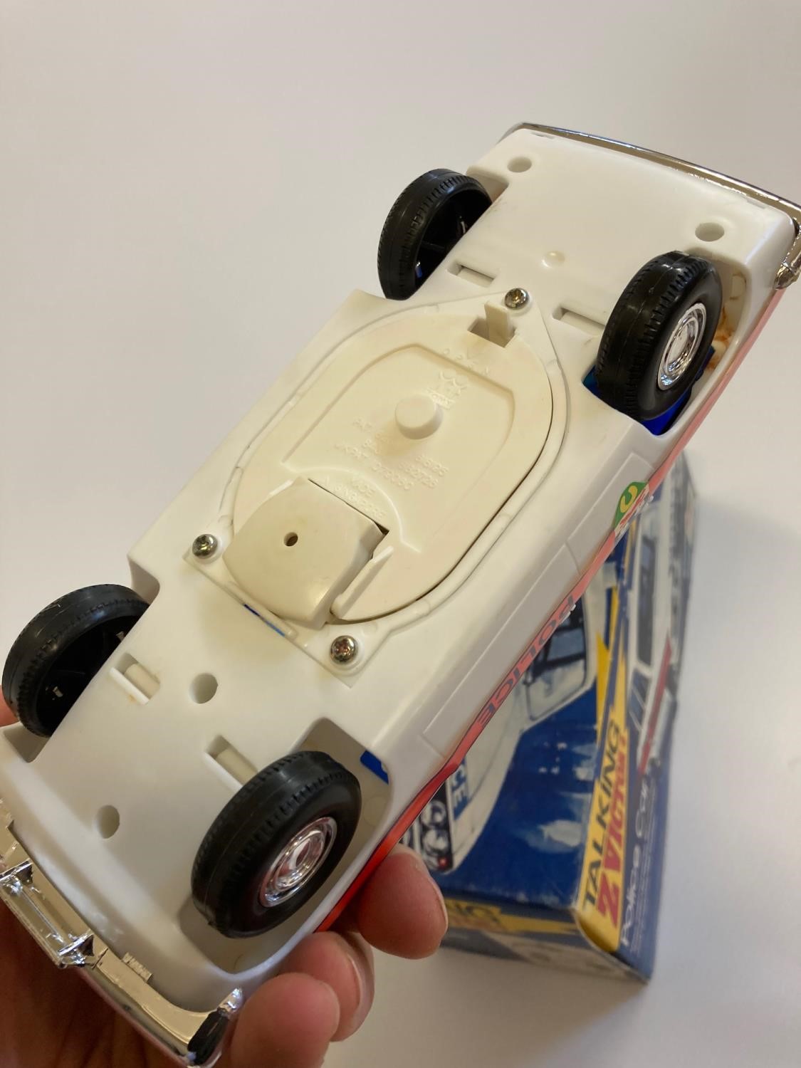 A59 Palitoy battery operated Talking Police Car Z Victor 4, boxed, excellent Image