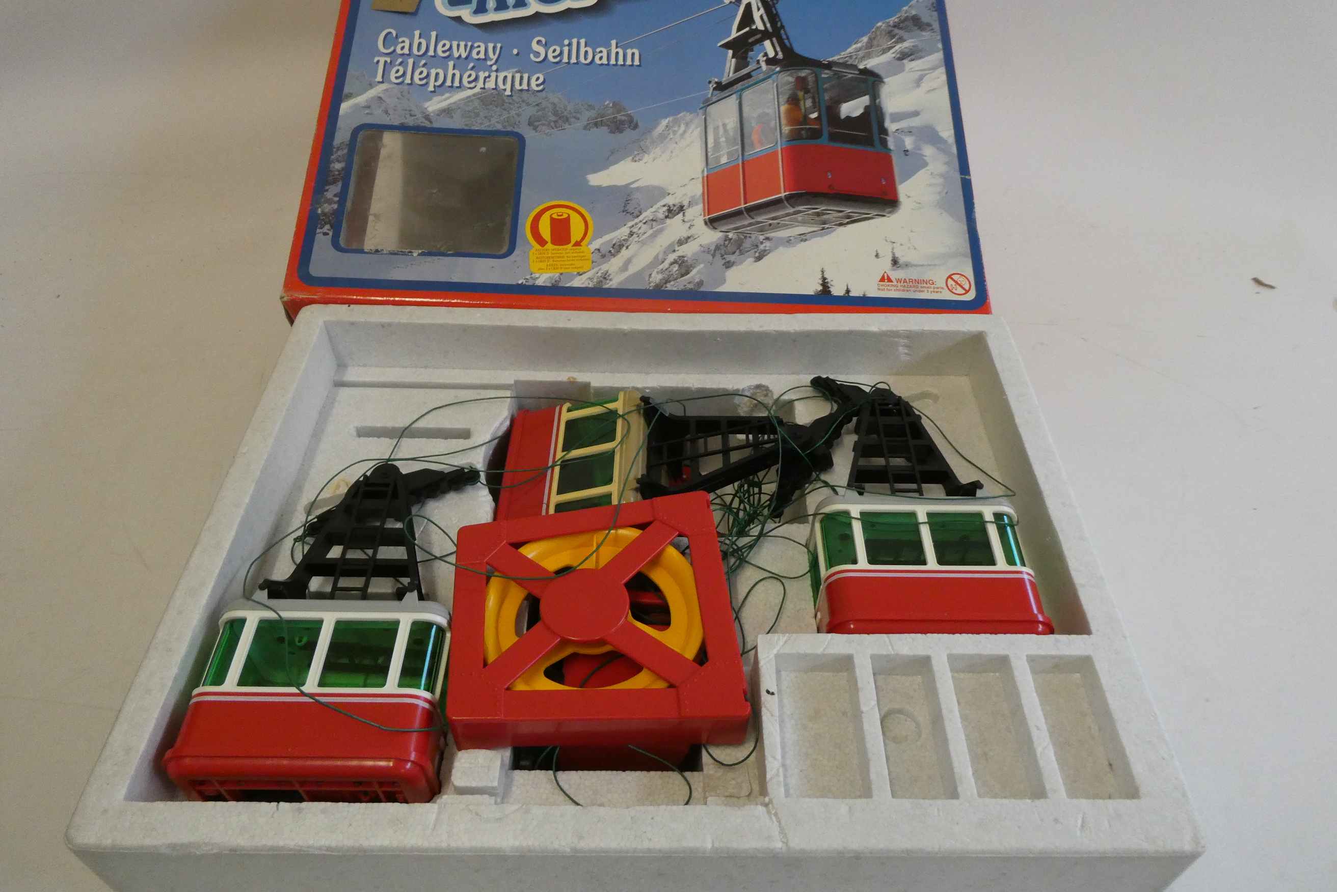 Lehmann Rigi cable car set with additional cable car, boxed, fair Image