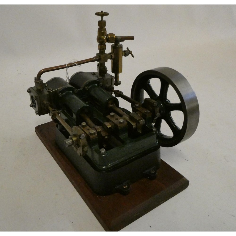Stuart turner score non-reversing twin cylinder steam engine with steam ...