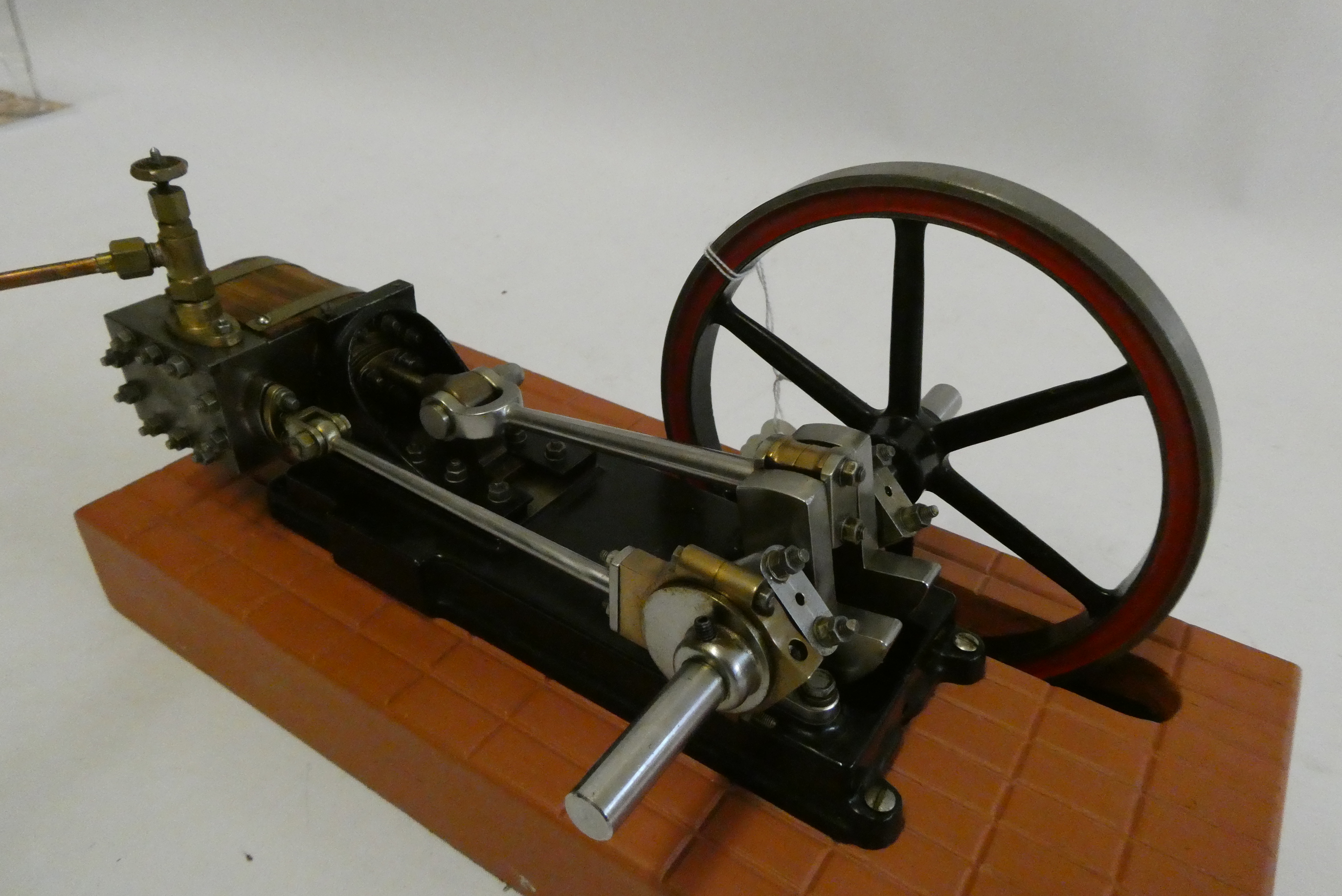 A Reeves Engineering Unicorn horizontal single cylinder non reversing mill engine Image