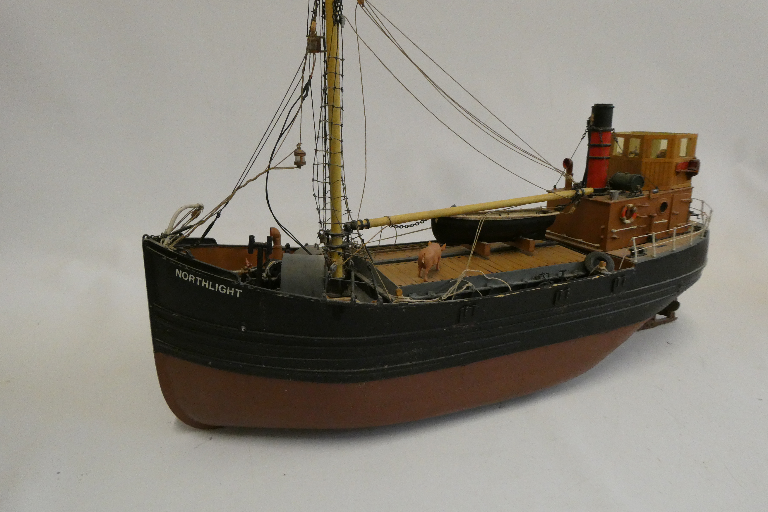 Electric powered radio control Coaster GRP Hull Image