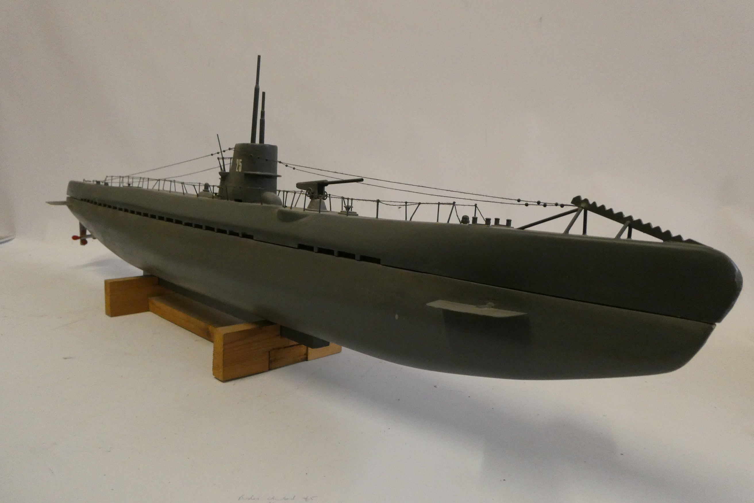 Battery powered model submarine Image