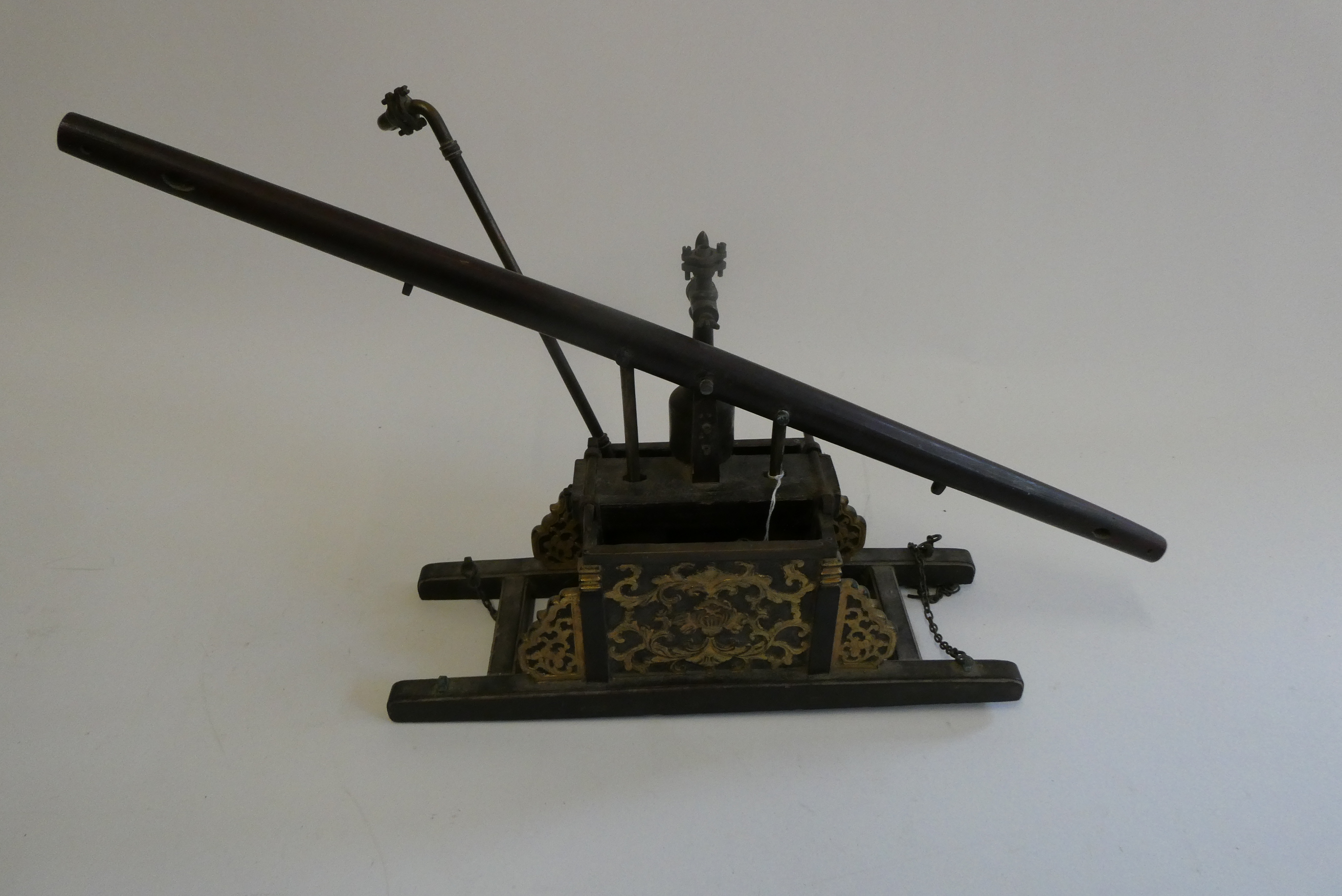 Model of Chinese hand operated fire water pump Image