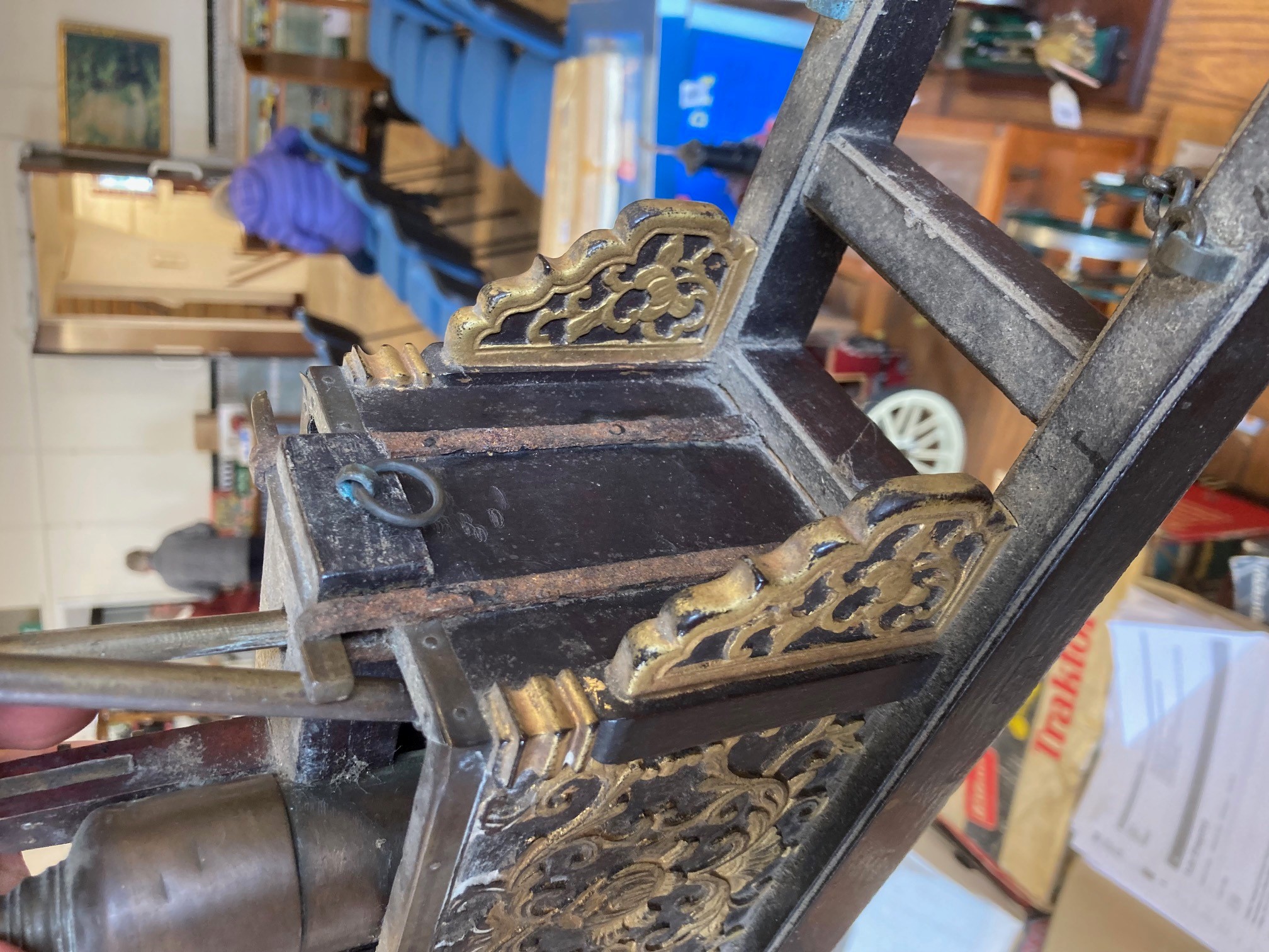 Model of Chinese hand operated fire water pump Image