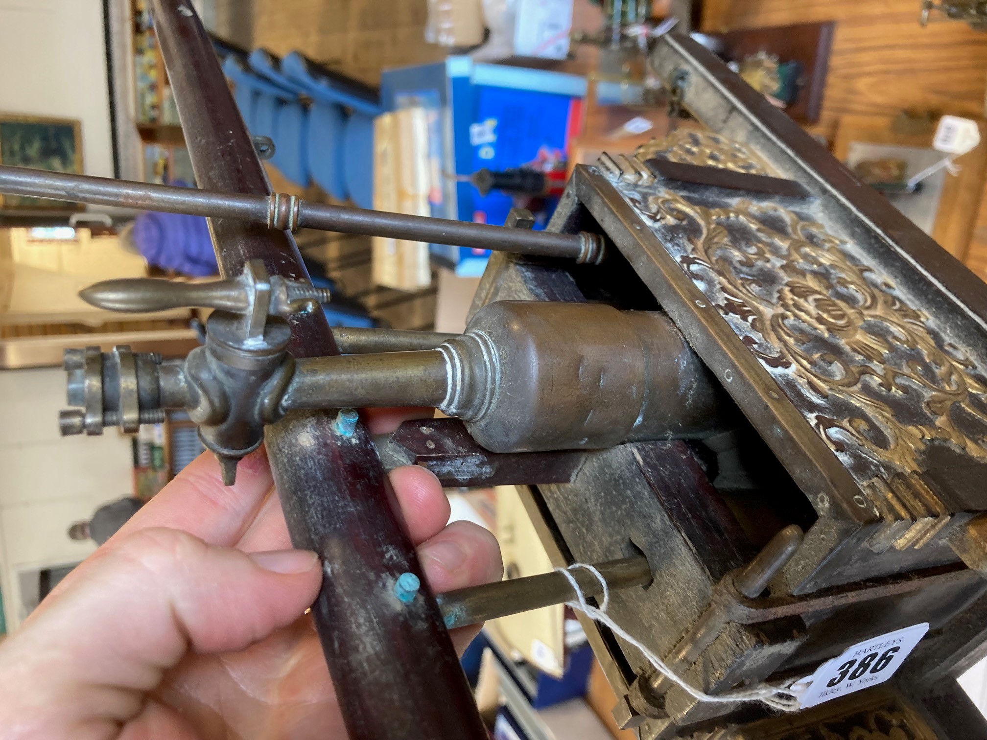 Model of Chinese hand operated fire water pump Image