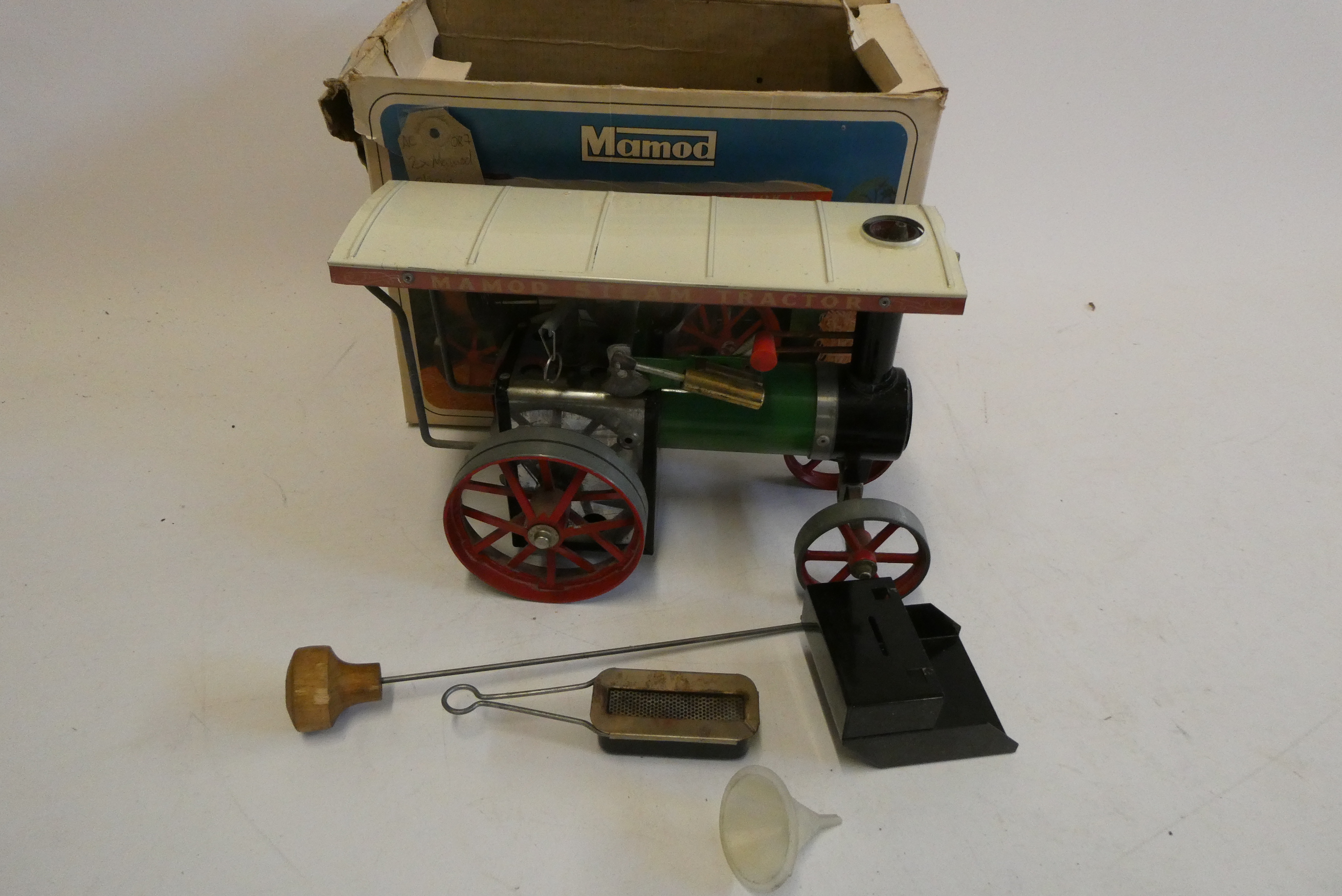 Mamod TE 1 a Traction engine, boxed with accessories, good+ Image