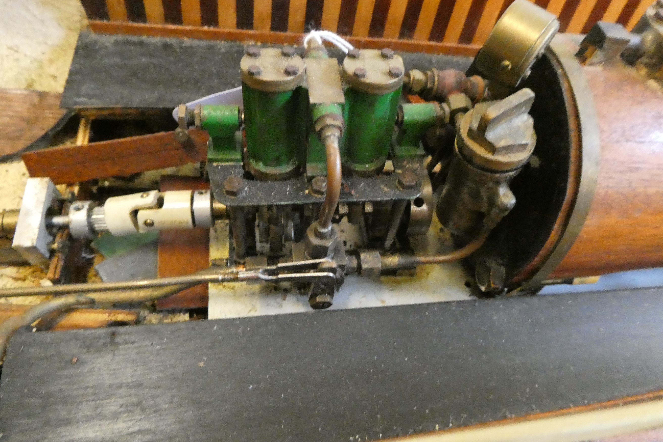 Model steam pleasure launch Image