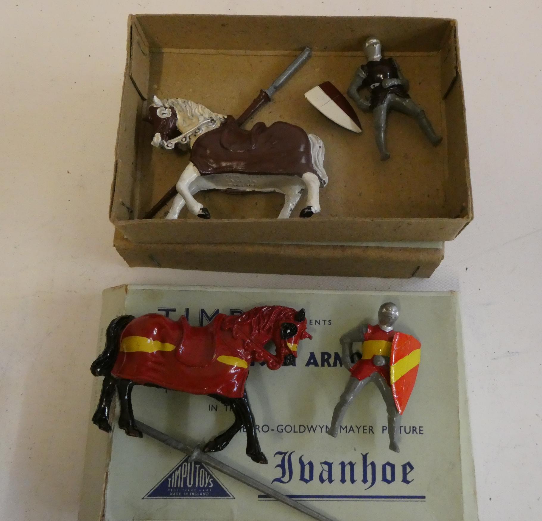 Two Timpo Knights in armour, both items boxed, excellent Image