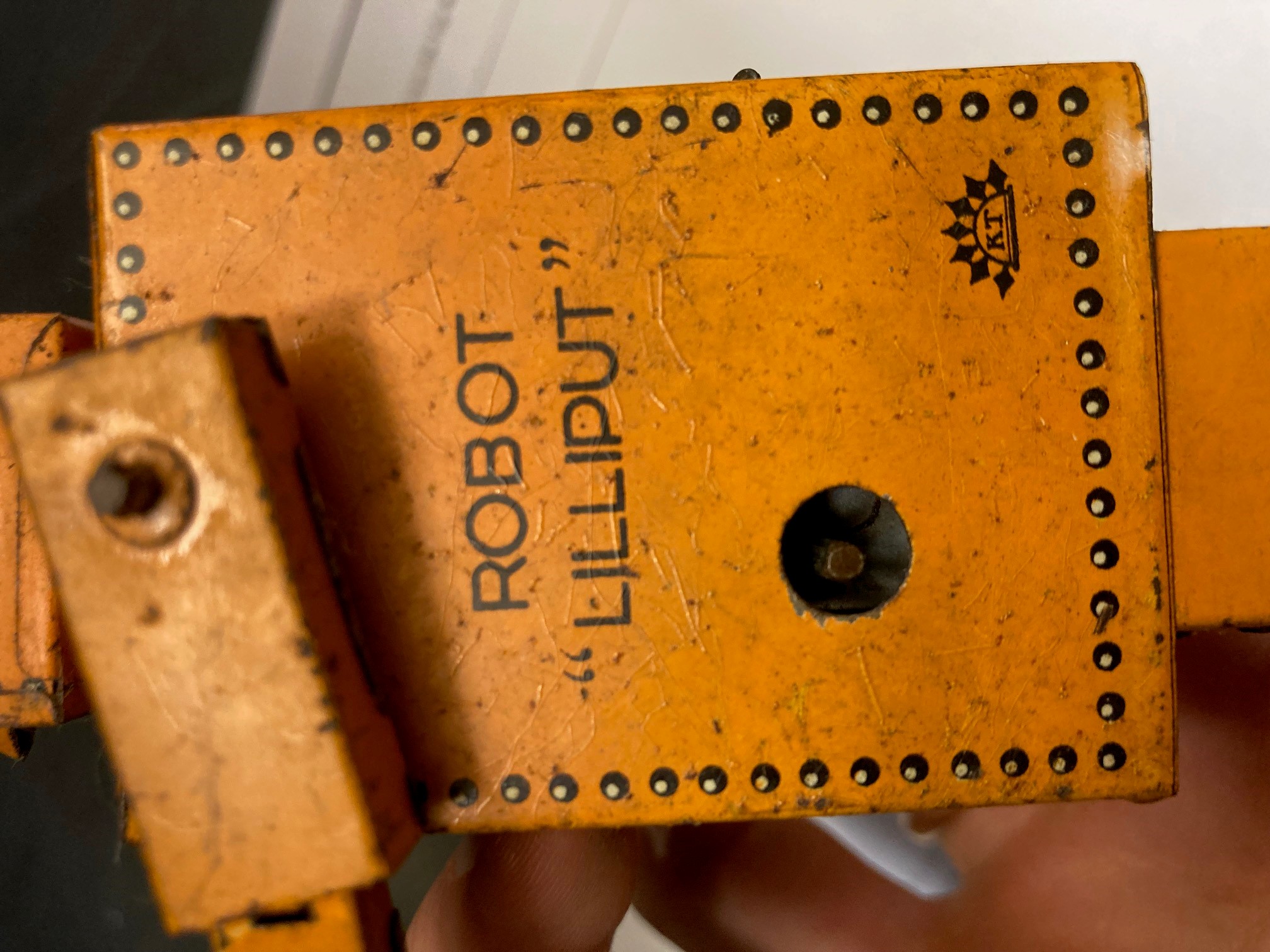 Kosugi KT Toys pre-war Lilliput clockwork walking Robot Image